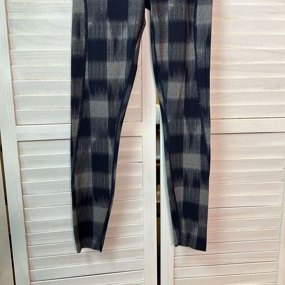 Varley Anthropologie Meadow Fragment Check Leggings Tights Small - Picture 4 of 10